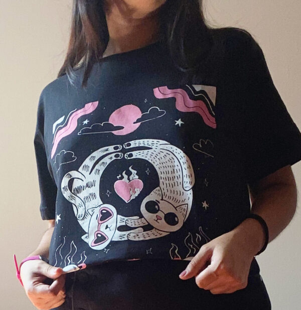 polo gato negro 2 T-Shirt Catlovers