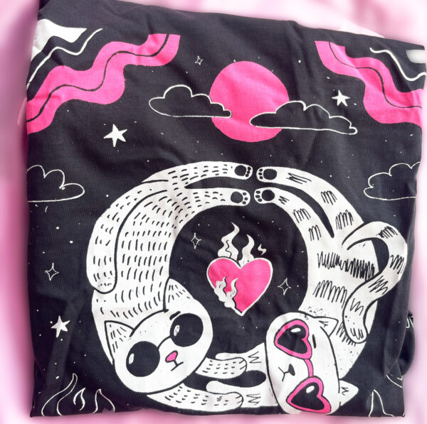 polo gris oscuro T-Shirt Catlovers