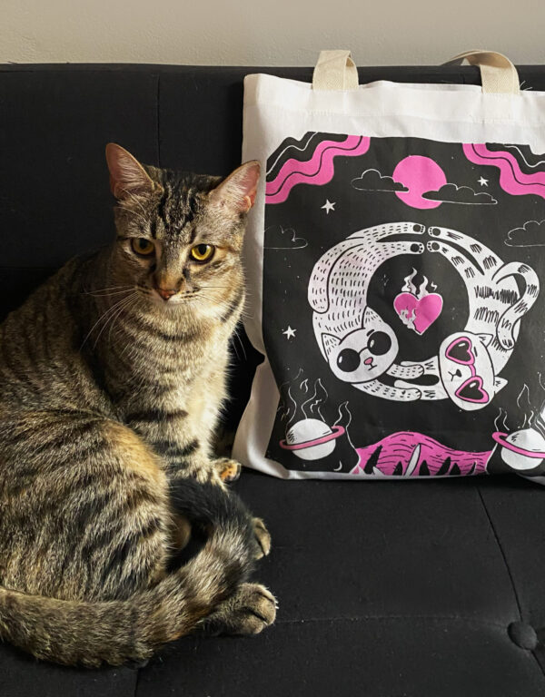 bolso gato y sachi Totebag Catlovers